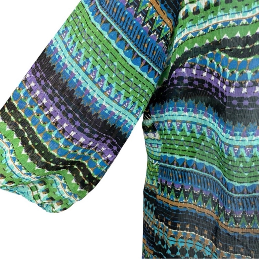 Lane Bryant Multicolor Striped Blouse - Picture 4 of 7